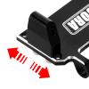 INJORA Adjustable Servo Mount CNC Aluminum for Axial SCX24 1/24 RC Crawler Upgrade (Black) view 3