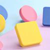 5pcs Boys and Girls Cartoon Furniture Drawer Pull Knob Silica Gel Cabinets Kitchen Handle Kids Bedroom Cabinet Dresser Knobs Pulls (Yellowround) view 4