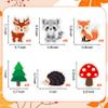 Yopyame 60Pcs Woodland Animal Mini Eraser for Kids Bulk Assorted Novelty Pencil Eraser Cute Puzzle Erasers Desk Pet Back to School Classroom Prizes Student Homework Rewards Gift Filling Party Favors view 2