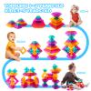 30-Piece Building Blocks Set for Kids - STEM Preschool Learning Activities Ages 3-6 Years Old, Light Table Compatible Educational Stacking Toys view 3