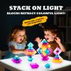 30-Piece Building Blocks Set for Kids - STEM Preschool Learning Activities Ages 3-6 Years Old, Light Table Compatible Educational Stacking Toys view 4