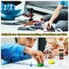 NUOBESTY 104Pcs Kids Traffic Road Signs Playset with Mini Roadblocks Cones Crosswalk Signals Educational Toy for Outdoor Play view 3