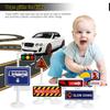 NUOBESTY 104Pcs Kids Traffic Road Signs Playset with Mini Roadblocks Cones Crosswalk Signals Educational Toy for Outdoor Play view 4