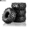 Chanmoo 1.9 Crawler Tires 1/10 RC Soft Rubber Mud Tyres 118mm With Foam Insert For RC Crawler Car Traxxas TRX4 Axial SCX10 SCX10 II RC4WD D90 D110 TF2 Tamiya CC01 Gen8 1.9 Beadlock Wheel Rims 4PCS view 4