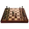Wood Travel Chess Set for Adults Kids Unique, Large Wooden Chess Sets Tournament Chess Board Game for Party Travel, Chess Board Wood and Metal Chess Pieces view 1
