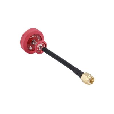 FZLANQ Drone Accessories for Pagoda 5.8G 5dBi 50W Omnidirectional Omni FPV Flat Panel for Pagoda Antenna RHCP SMA/RP-SMA 80mm Replaceable Accessories (Color : Red Pin)