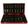 Large Wooden Chess Sets Tournament Chess Board Game for Party Travel, Wood Travel Chess Set for Adults Kids Unique, Chess Board Wood and Metal Chess Pieces view 2