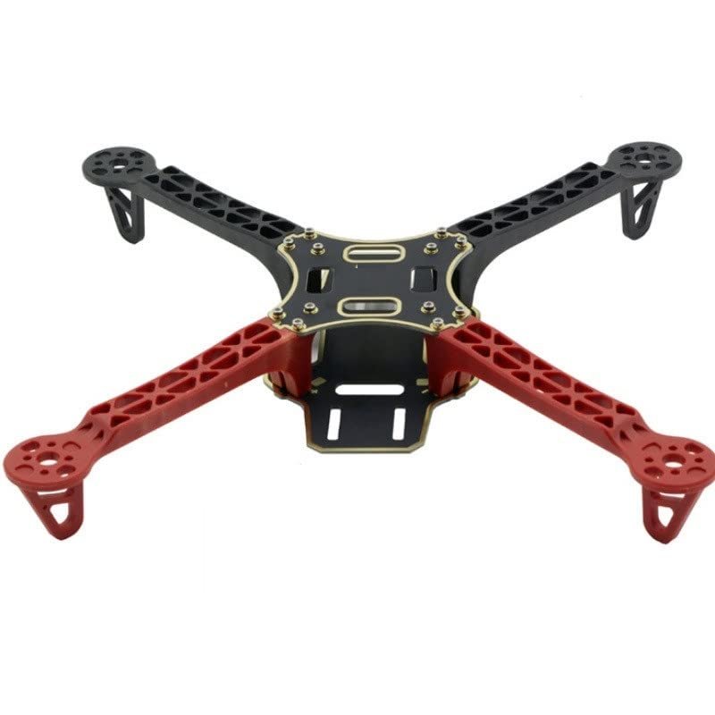 Drone Accessories FPV F330 MultiCopter Frame Airframe Flame Wheel kit with Landing Gear 330mm for KK MK MWC 4 axle RC Quadcopter UFO Replaceable Accessories (Color : Frame)