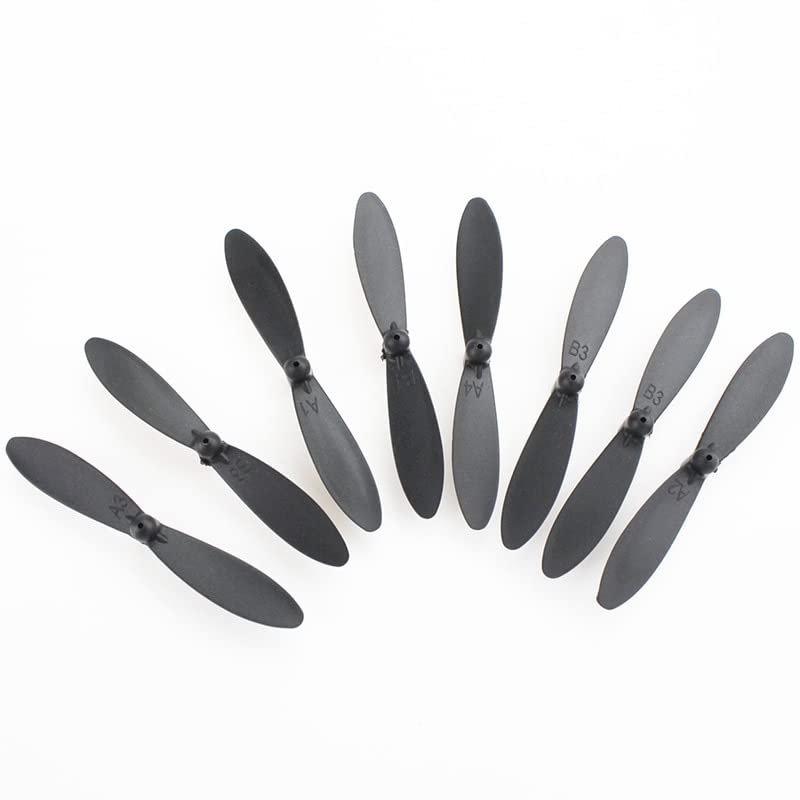 FZLANQ Drone Accessories for Wltoys XK A110 A120 A130 A380 8Pcs CW CCW Blade Propeller for Wltoys XK A110 A120 A130 A380 RC Plane Spare Parts for Wltoys XK Replaceable Accessories