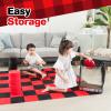 Grip Kids Jumbo Checkers Set with Storage Bag - 58 inch mat - Outdoor & Indoor Play Toys, Backyard Board Games, Family Party, Birthday for Toddlers Ages 5 6 7 8 Year Old - Amazon Exclusive view 3