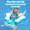 Mambobaby Float with Canopy Baby Float No.7 Airplane Add Tail Baby Pool Swim Float Air Free Solid Swimming Trainer Non-Inflatable Water Floats for Infant 3-24 Months, Bluegreen view 3