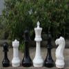 MegaChess 16 Inch Plastic Giant Chess Set with Commercial Grade Roll-up Chessboard view 2