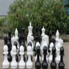 MegaChess 16 Inch Plastic Giant Chess Set with Commercial Grade Roll-up Chessboard view 3