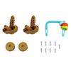 Replacement Parts for Fisher-Price Walk Bounce and Ride Pony - GJW90 ~ Replacement Parts Bag ~ Includes Axles, Hardware and Clacker Bar view 1
