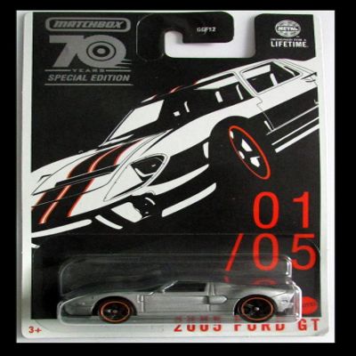 Matchbox Silver 2005 Ford GT 70 Years Special Edition 01/05 2023