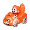 Hot Wheels RacerVerse Mei with Red Panda Ming 1:64 Scale Toy Car Optimized Track view 1