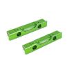 TREAL SCX10 Pro Front Rear Bumper Mount Aluminum 7075 Upgrades Accessories (Green) view 1