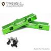 TREAL SCX10 Pro Front Rear Bumper Mount Aluminum 7075 Upgrades Accessories (Green) view 2
