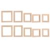 DECHOUS 10Pcs Wooden Miniature Picture Frames for Doll House, DIY Crafts 1 12 Scale Mini Dollhouse Accessories Tiny Dollhouse Frames Mini Picture Frames Decoration for Miniature Scene view 1