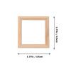 DECHOUS 20Pcs Miniature Dollhouse Wooden Picture Frames - Mini Dollhouse Wood Picture Frames Accessories Decoration for DIY Doll House Miniature Scene Crafts view 4