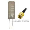 2.4GHz 5.8GHz PCB Yagi Directional Antenna FPV UAV UAV Remote Control Interference Enhancement Signal 2.4G 5.8G WiFi Receive or Transmit(RP SMA Male) view 2
