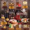 10Pcs My First Rodeo Birthday Party Supplies Western Cowboy Honeycomb Centerpieces Decorations for Baby Boys, Western Cowboy Theme One Year Old Birthday Table Centerpieces Party Supplies, Wild West view 3