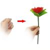 Opexicos 10Pcs Folding Rose/Rose Appearing Magic Tricks Flower Appearing Close Up Stage Street Magic view 3
