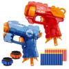Banvih 2 Pack Mini Blaster Guns for Nerf, Easter Basket Stuffers for Kids, Small Toys Pistols for Boys Toddlers Ages 3-5 5-7 8-12 Year Olds Birthday Gifts - 20 Refill Foam Darts and 2 Wristbands view 1