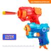 Banvih 2 Pack Mini Blaster Guns for Nerf, Easter Basket Stuffers for Kids, Small Toys Pistols for Boys Toddlers Ages 3-5 5-7 8-12 Year Olds Birthday Gifts - 20 Refill Foam Darts and 2 Wristbands view 2