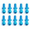 10Pcs M3 Metal Hex Ball Head Screws for Tamiya TT01 TT02 Sakura D5 1/10 RC Drift Car Spare Parts Universal (Color : Blue) view 1
