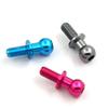 10Pcs M3 Metal Hex Ball Head Screws for Tamiya TT01 TT02 Sakura D5 1/10 RC Drift Car Spare Parts Universal (Color : Blue) view 2