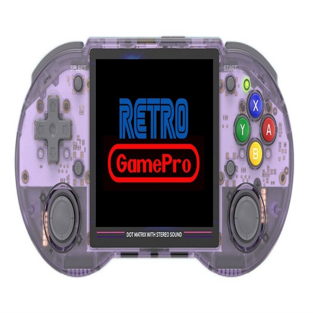 RG353PS Plug & Play Video Games 128G Tf Card Built-in 9000+ Games,RG353PS Handheld Game with 3.5-inch IPS Screen Supports HDMI Multimedia Network Playback,Bluetooth Gamepad (Anbernic RG353PS Purple)