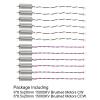 XIITIA 12pcs 8520/8.5x20mm Motor 15000KV Brushed Motors 4CW 4CCW Coreless Motor with JST-1.25 Connector for Model Aircraft/UAV/Quadcopter/Toy Aircraft, etc view 4