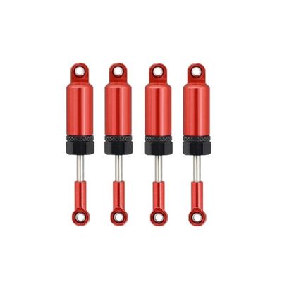 4PCS Full Metal Shock Absorber for Wltoys A959 A959-B A949 A969 A979 K929 Damper Upgrade Accessories 1/18 RC Car Parts (Color : Red)