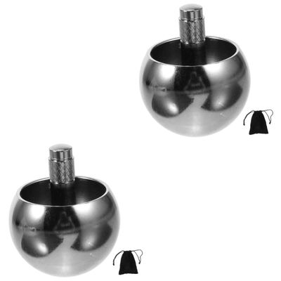 Toyvian 2pcs Educational Gyroscope Toy Metal Gyro for Kids Flipping Gyro Toys Rotating Decompression Kids Metal