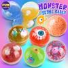 Halloween Toy Monster Slime Kit for Girls Ages 6-12, FunKidz Glow in Dark Slime Making Kit for Kids Make Soft Slime Balls with Photochromic Powder Kid Ideal Party Gifts view 4