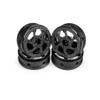 1.9 Beadlock Wheels, 4Pcs Carbon Fiber 1.9 Wheels, 1.41oz/Pcs Lightweight 1.9 Crawler Wheels for Axial SCX10 II SCX10 III Capra TF2 Element Enduro Redcat TRX4 Upgrades (B) view 1