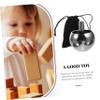 Toyvian 3pcs Automatic Metal Gyro Mushroom Toy Funny Boy Girl Gyro Top Design for Boy Girl Hand-Eye Coordination for Playtime and Educational Fun view 3