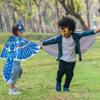 D.Q.Z Bird-Wings-Owl-Costume for Kids with Mask, Dress Up Clothes for Boys Girls Toys Eagle Role Play Hallowen Party (Brown) view 4
