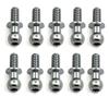 10Pcs M3 Metal Hex Ball Head Screws for Tamiya TT01 TT02 Sakura D5 1/10 RC Drift Car Spare Parts Universal (Color : Silver) view 1