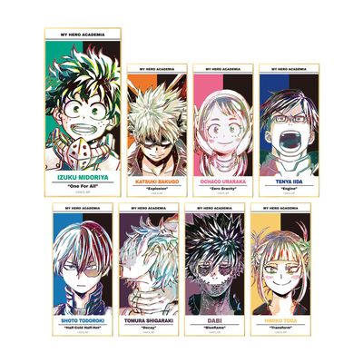 (Armabianca) TV Anime My Hero Academia Trading Ani Art Vol. 2 Shikishi with Stand, Box of 8