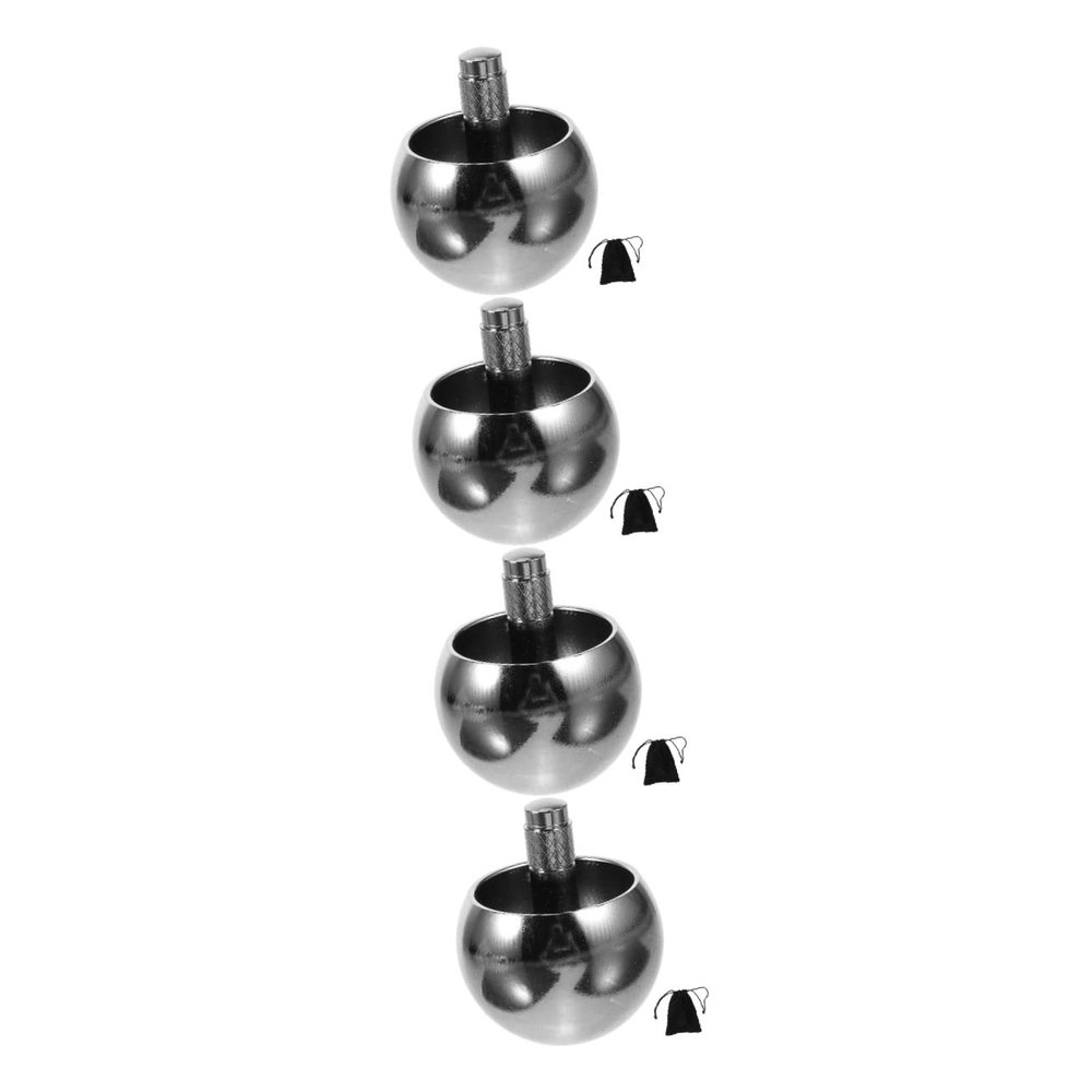 TOYANDONA 4pcs Metal Automatic Flipping Gyro Toy for Boy Girl Fun Educational Play for Birthday Parties and Class Rewards Design Engaging Action