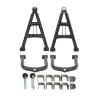 Front Suspension Shock Swing Arm Kit, Steel Alloy Upper Lower Swing Arm Kit 350mm Complete High Strength for Go Kart view 1