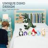 Snug A Babies Dinosaur Stuffed Animal  Soft and Snuggly Dino Plush Toy Set  Includes 1 Large Dinosaur Plush with 6 Baby Dino Plushies  Super Soft, Skin-Friendly, and Non-Fade Cuddly Stuffed Animals view 4