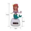 Katutude Pack of 3 Solar Dancing Figurines Car Dashboard Decorations Solar Powered Shaking Head Doll Solar Dancing Toys Shaking Head Doll for Car Home Office view 3