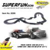 Joysway: SuperFun 206-1/43 USB Power Slot Car Racing Set, Layout Size: 82"x43", LED Headlights, Lap Counter, Ages 8+ view 2