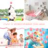 Ball Pit Balls (100 Pack, Pink) Plastic Balls for Various Games, Ideal for Ball Pits and Playhouses view 4