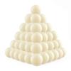 Ball Pit Balls (100 Pack, White) Plastic Balls for Various Games, Ideal for Ball Pits and Playhouses view 1