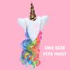 Needzo Rainbow Unicorn Headband, Birthday Party Favor, Hair Accessories for Dress Up and Cosplay, One Size Fits Most (Pack of 10) view 3