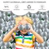 Ball Pit Balls (100 Pack, Lime) Plastic Balls for Various Games, Ideal for Ball Pits and Playhouses view 2